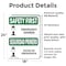 Signmission Emergency Shower Bilingual, 18 in W x Rectangle, Vinyl Decal OS-2PACK-SF-D-1824-L-10774 - alternate 4